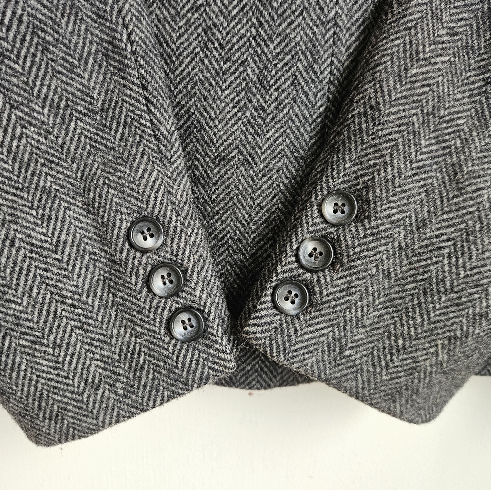 Pendleton Womens Gray Herringbone Jacket - image 5